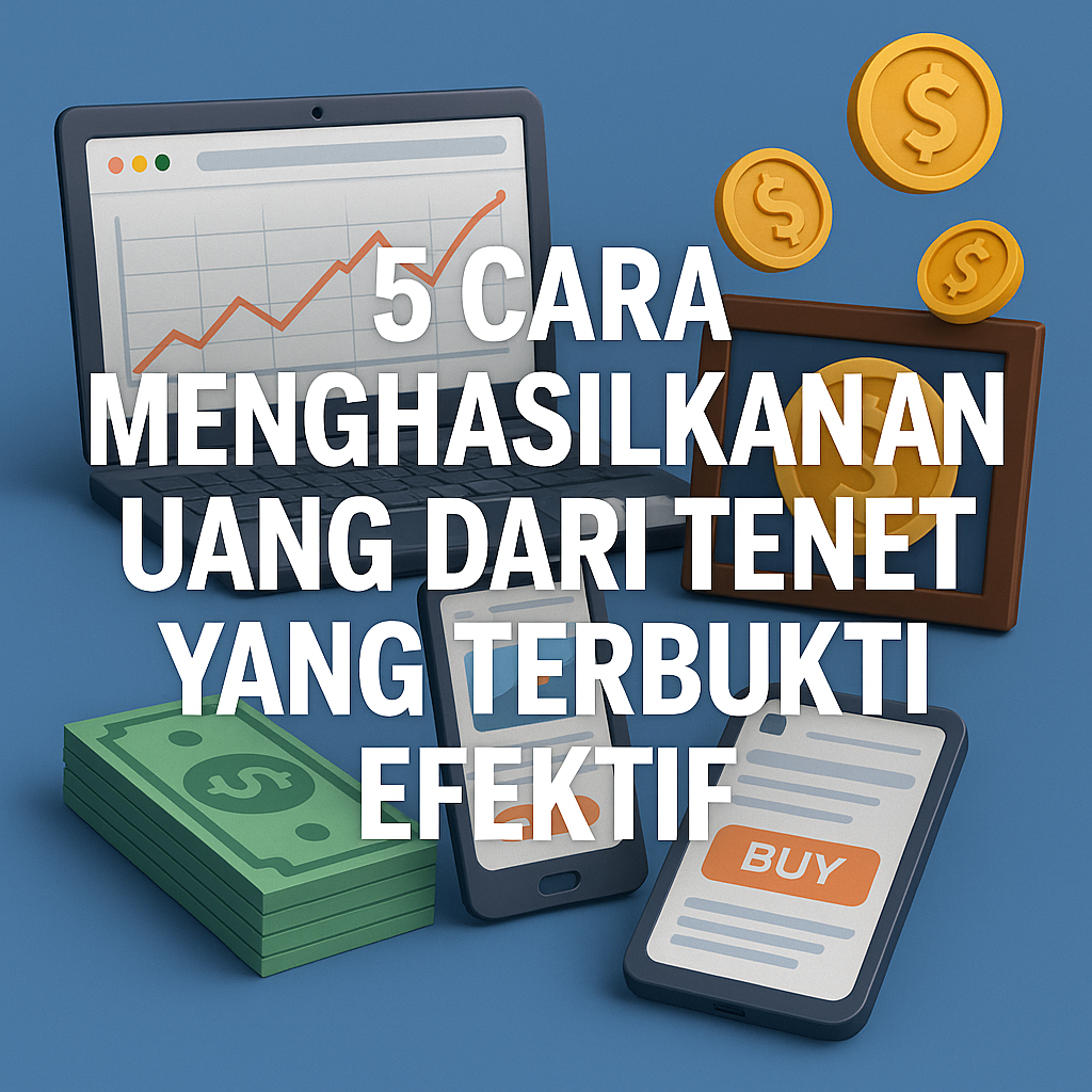 5 Cara Mudah Menghasilkan Uang Dari Internet Tanpa Modal hanya Dengan HP